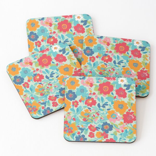 Item preview, Retro floral designs, bold colors, vibrancy designed and sold by CoolPixels.