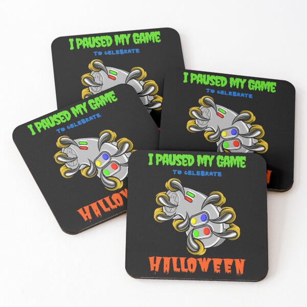 Item preview, I paused my game to celebrate halloween dinosaur gamer    designed and sold by JaneenPenny.
