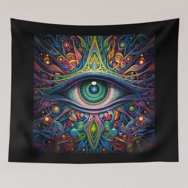 Item preview, Hyperspace Psychedelic Eye designed and sold by Beyond The Veil.