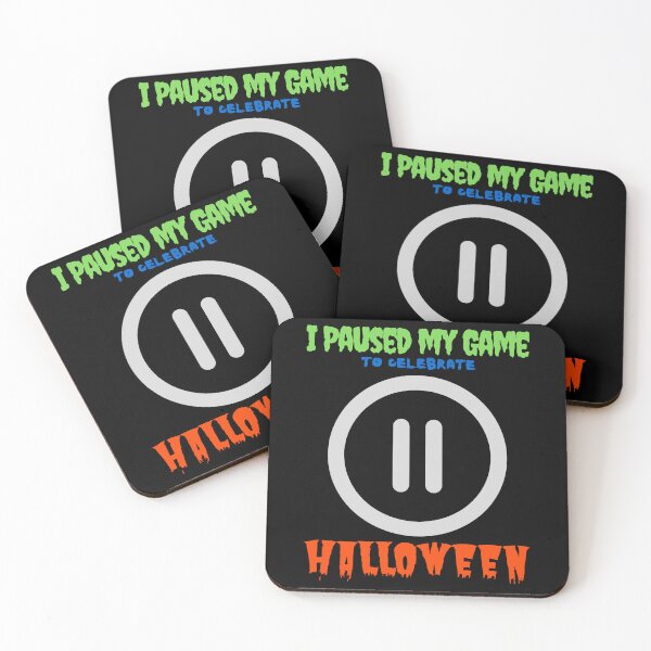 Item preview, I paused my game to celebrate halloween gamer designed and sold by JaneenPenny.