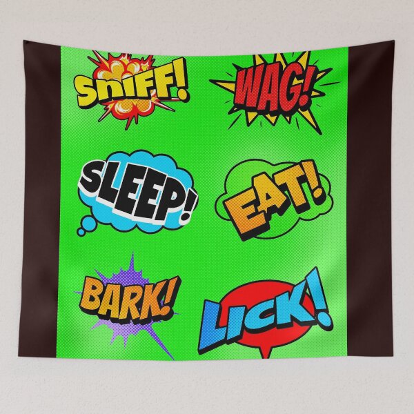 Item preview, Funny Dog Sticker For Fun - Its A Dogs Life designed and sold by BellaRosie Emporium.