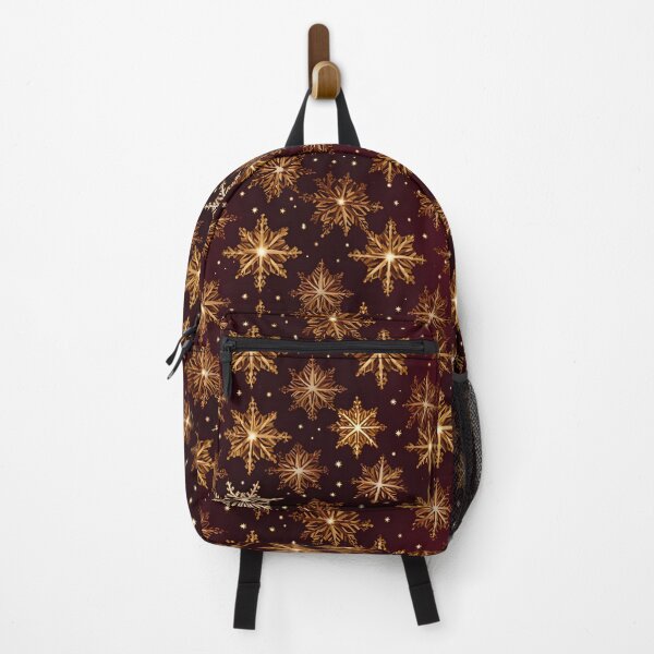 Item preview, Opulent Elegance: Goldleaf Glitter Butterfly and Snowflake Seamless Pattern designed and sold by AlienSkinEyes.