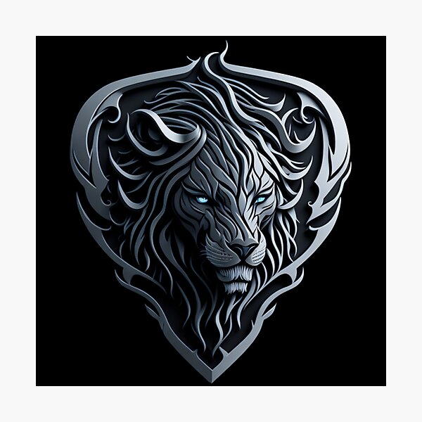 Item preview, Metallic Badge, Lion logo designed and sold by Rothnaric.