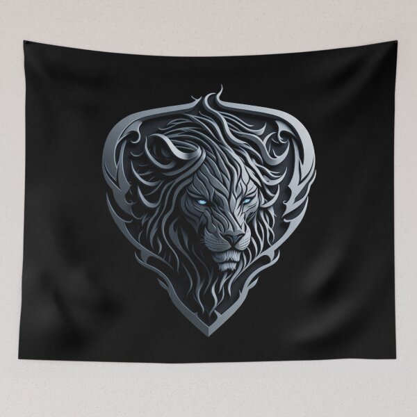 Aperçu de l'œuvre Insigne métallique, logo Lion créée et vendue par Rothnaric.