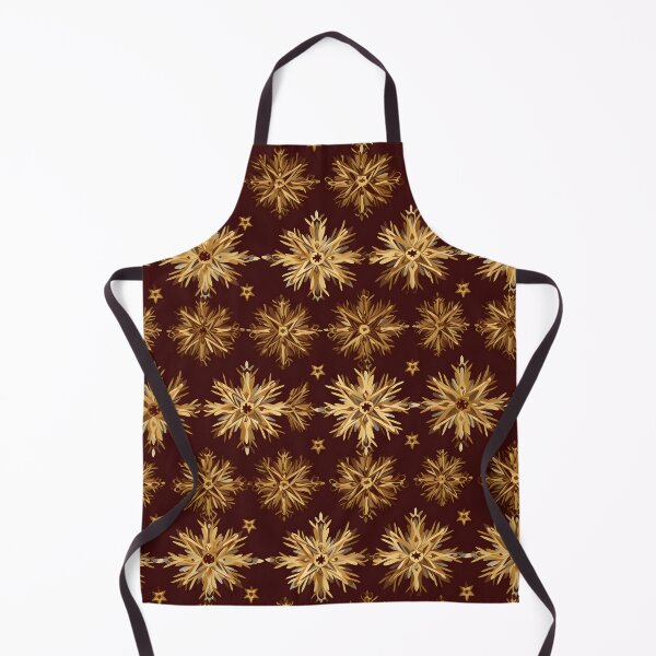 Item preview, Opulent Elegance: Goldleaf Glitter Butterfly and Snowflake Seamless Pattern designed and sold by AlienSkinEyes.