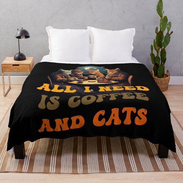 Item preview, I like coffee and cats - Morning People Coffee Cat Coffee Drinker designed and sold by JansenGS.
