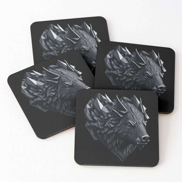 Item preview, Metallic Badge, boar logo designed and sold by Rothnaric.