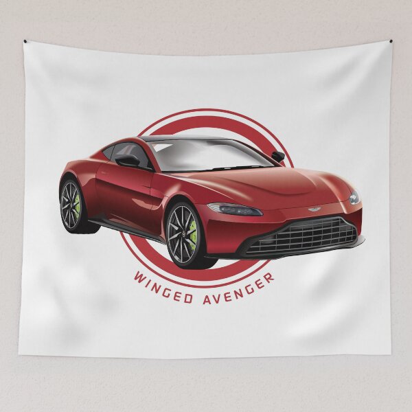 Item preview, Many Aston Martin Vantage Items - Supercar Poster Illustration - Sports Car designed and sold by Billers Art.