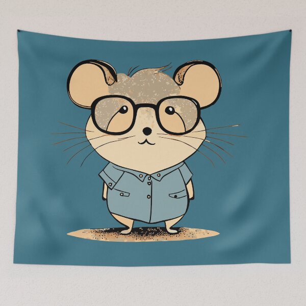 Item preview, Nerdy Hamster - Syd designed and sold by ArchieDid.