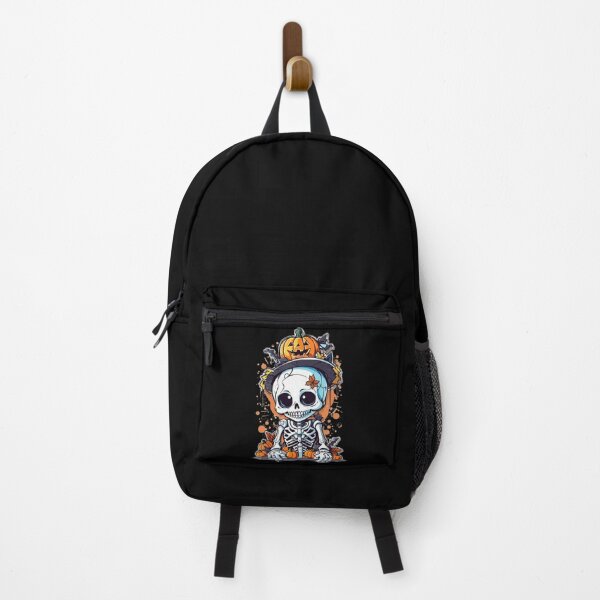 Item preview, Funny Halloween Skeleton With Pumpkins designed and sold by JurenArt.