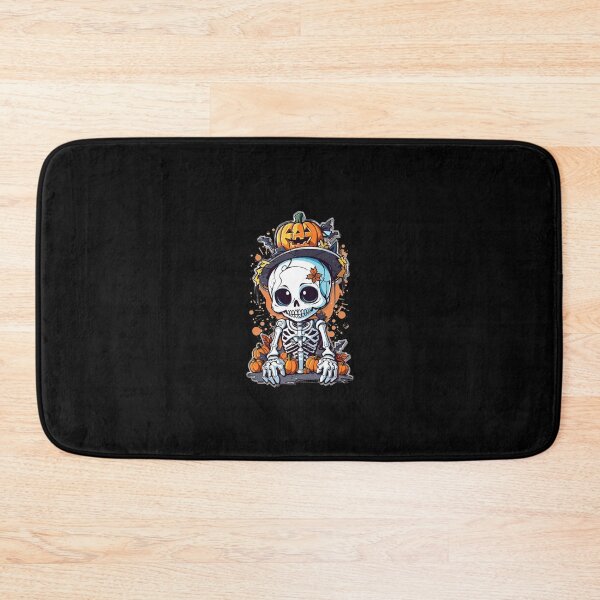 Item preview, Funny Halloween Skeleton With Pumpkins designed and sold by JurenArt.