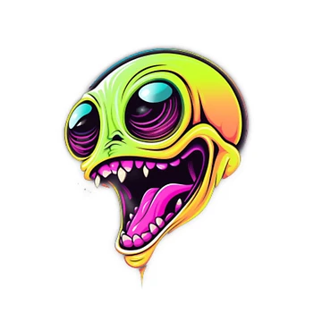Artwork thumbnail, Alien Smile by GraphicsJCM