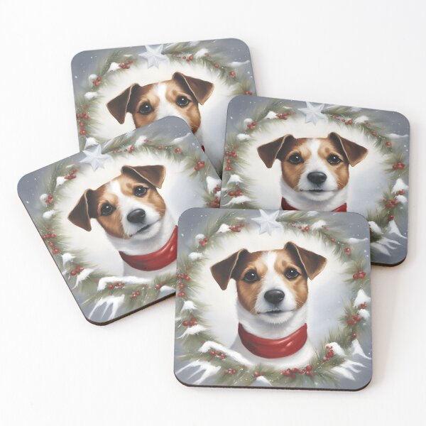 Item preview, Jack Russell Terrier Dog Christmas designed and sold by PetArt  ⭐⭐⭐⭐⭐.