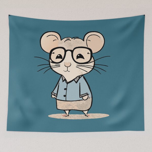 Item preview, Nerdy Hamster - Lexi designed and sold by ArchieDid.