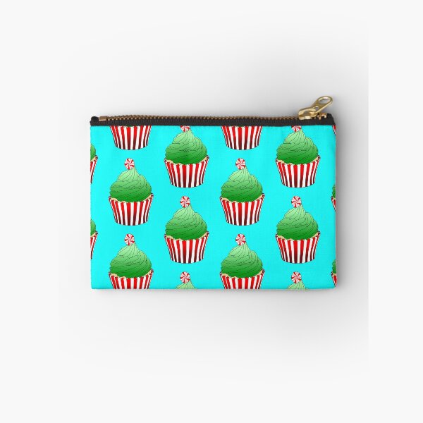 Item preview, Red and Green Peppermint Christmas Cupcake designed and sold by Deborah Camp.