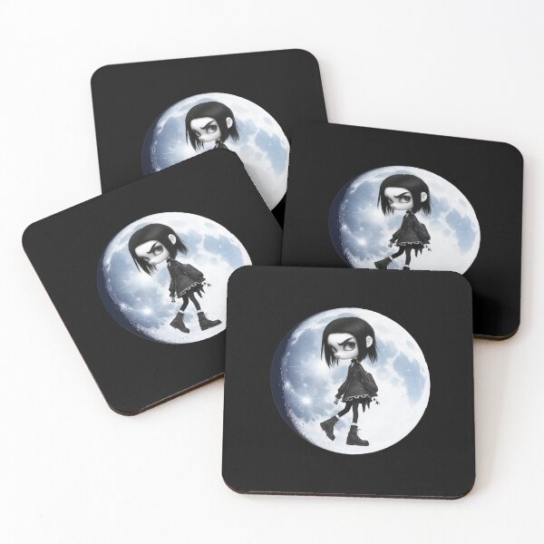 Item preview, Modern Hipster Goth Girl Moon Night Vampire Punk Subculture designed and sold by w1ckerman.