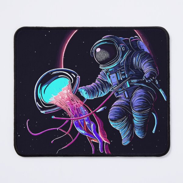 Item preview, Astronaut meet Jellyfish designed and sold by TomFrontierArt.