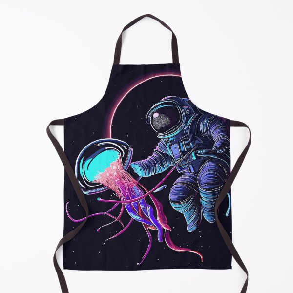 Item preview, Astronaut meet Jellyfish designed and sold by TomFrontierArt.