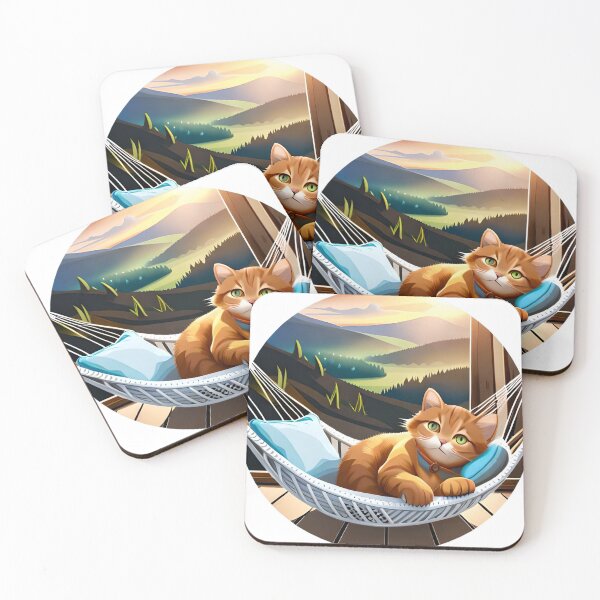 Item preview, catto hammok cute sticker designed and sold by FriedGummyBears.