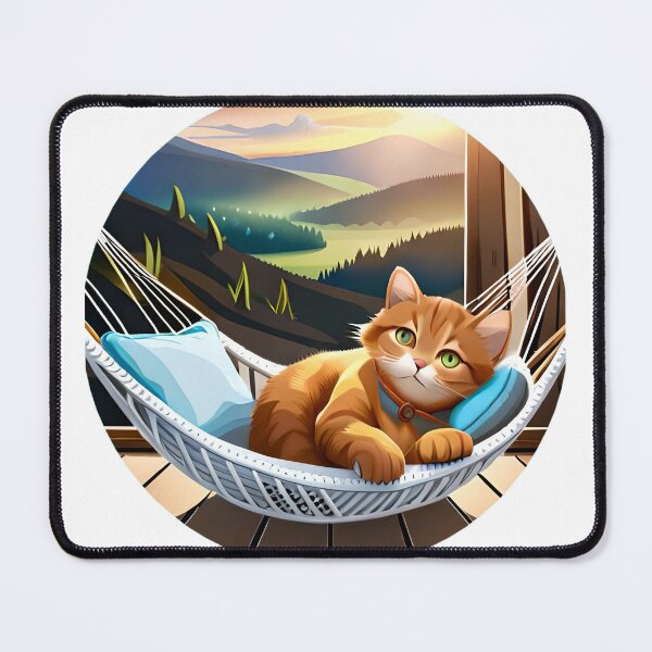 Item preview, catto hammok cute sticker designed and sold by FriedGummyBears.