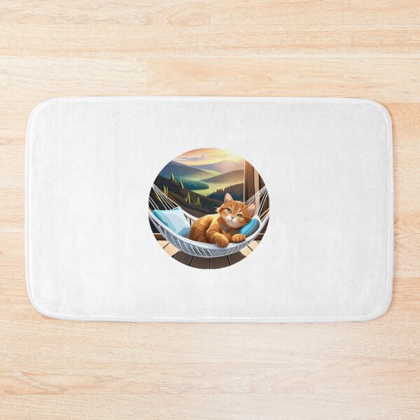 Item preview, catto hammok cute sticker designed and sold by FriedGummyBears.
