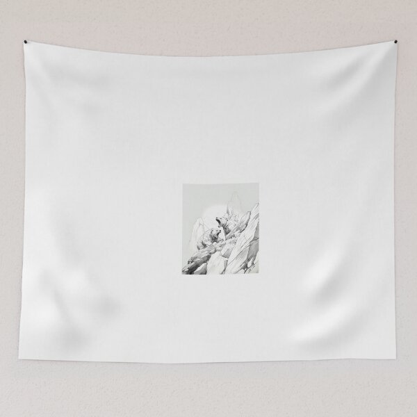 Item preview, a black and white drawing of two bears on rocks designed and sold by Dark Fantasy Store.