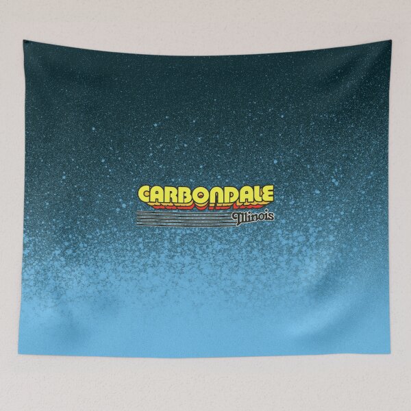 Item preview, Carbondale, Illinois | Retro Stripes designed and sold by retroready.
