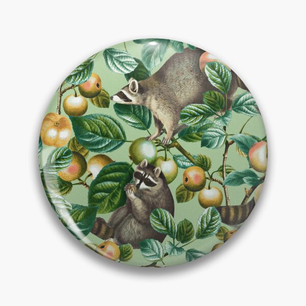 Item preview, RACCOON AND FRUITS designed and sold by Burcu Korkmazyurek.