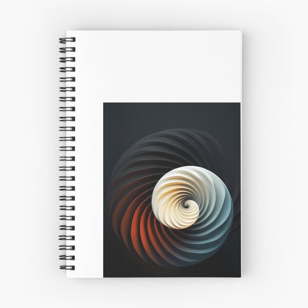 Item preview, a black background with a white and red spiral designed and sold by Dark Fantasy Store.