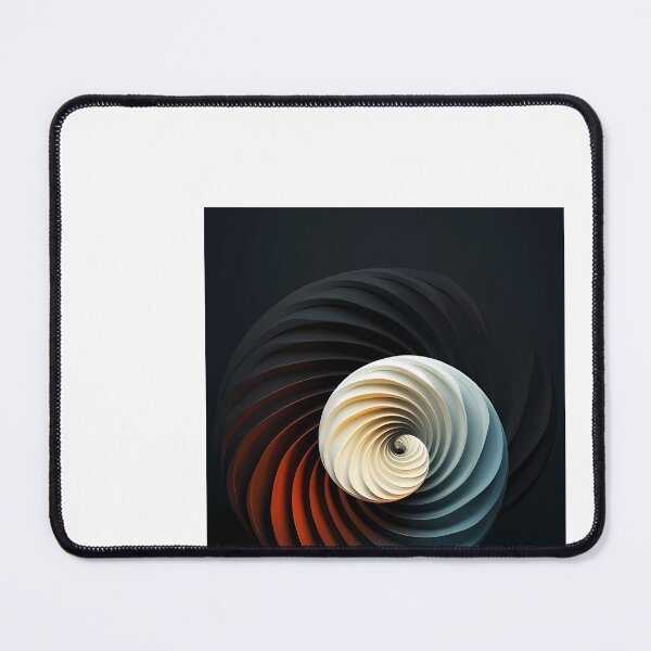 Item preview, a black background with a white and red spiral designed and sold by Dark Fantasy Store.