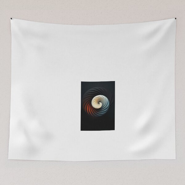 Item preview, a black background with a white and red spiral designed and sold by Dark Fantasy Store.