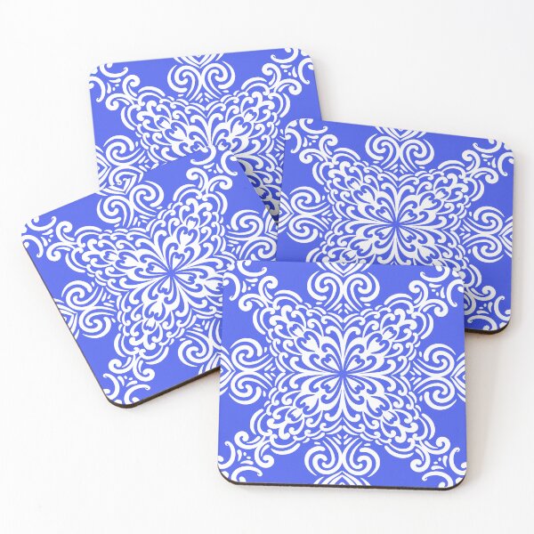 Item preview, Blue and white pattern decorative paint  designed and sold by lex-sky.