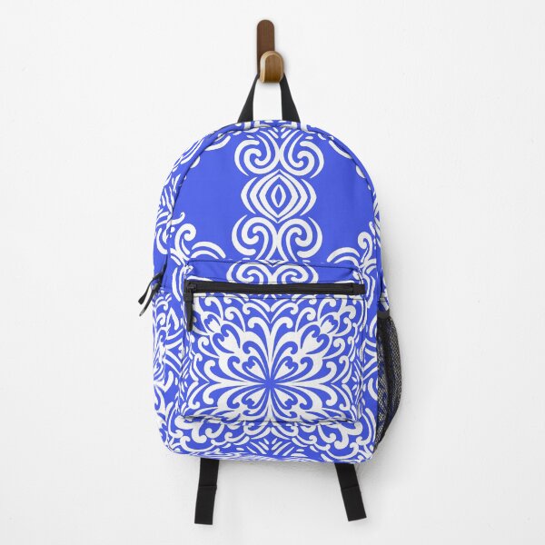 Item preview, Blue and white pattern decorative paint designed and sold by lex-sky.