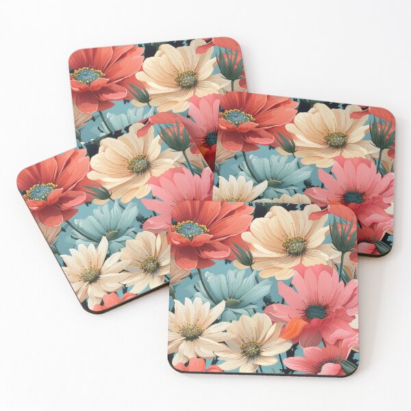 Item preview, Andy Warhol style flowers designed and sold by Pixel  Playground.