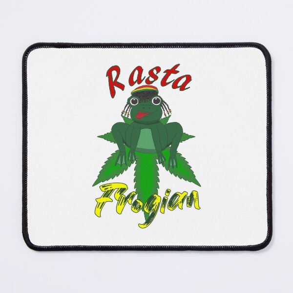 Item preview, Rasta frog with dreads on leave, Rasta Frogian designed and sold by Hypnotees.