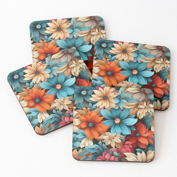 Item preview, Andy Warhol style flowers designed and sold by Pixel  Playground.