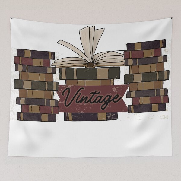 Item preview, Vintage Books designed and sold by Rhmony.