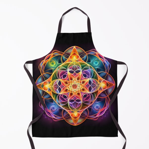 Aperçu de l'œuvre Mandala psychédélique hyperespace géométrie sacrée créée et vendue par Beyond The Veil.