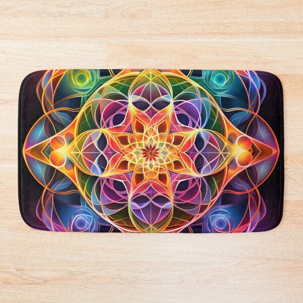 Item preview, Hyperspace Psychedelic mandala Sacred Geometry designed and sold by Beyond The Veil.