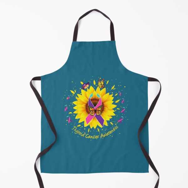 Item preview, Thyroid cancer awareness sunflower butterfly gift survivor designed and sold by HolliLucia.