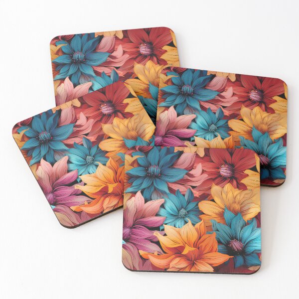 Item preview, Andy Warhol style flowers designed and sold by Pixel  Playground.