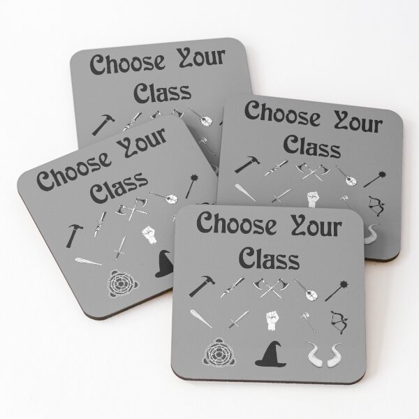 Item preview, "Choose Your Class" DND Shirt designed and sold by MuggzNMore.