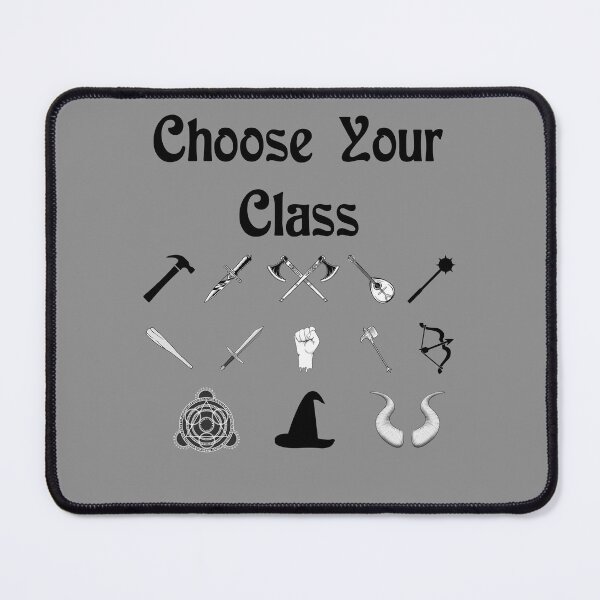 Item preview, "Choose Your Class" DND Shirt designed and sold by MuggzNMore.