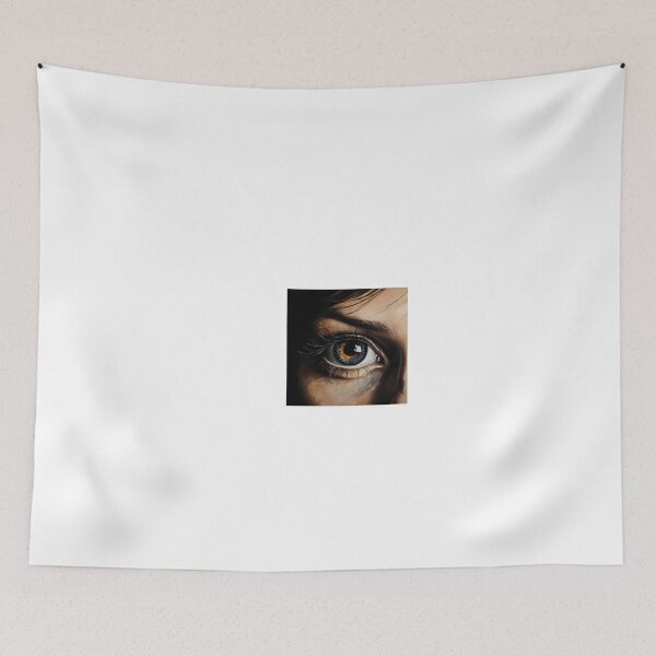 Item preview, a close up of a person's blue eye designed and sold by Dark Fantasy Store.