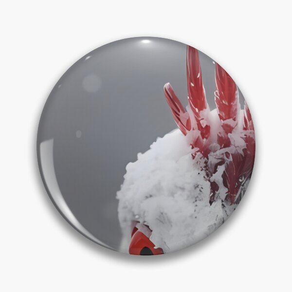 Item preview, a close up of a white bird with red eyes designed and sold by Dark Fantasy Store.