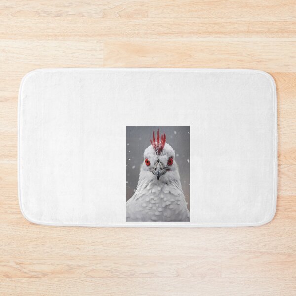 Item preview, a close up of a white bird with red eyes designed and sold by Dark Fantasy Store.
