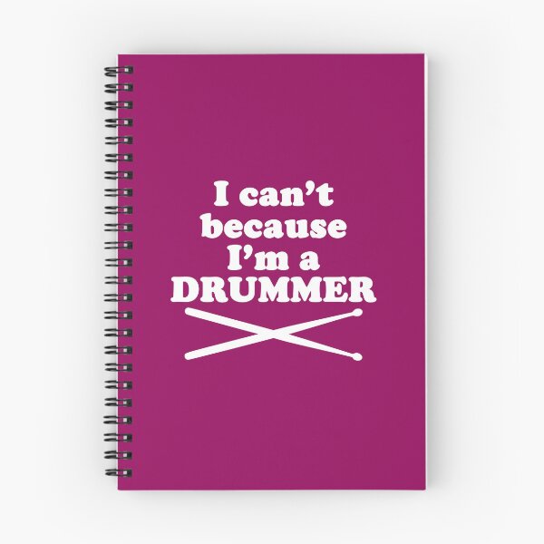 Item preview, I CAN'T BECAUSE I'M A DRUMMER designed and sold by Aspretto.