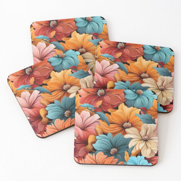 Item preview, Andy Warhol style flowers designed and sold by Pixel  Playground.