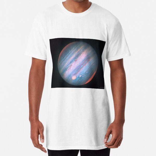 Jupiter in Infrared from Hubble Long T-Shirt