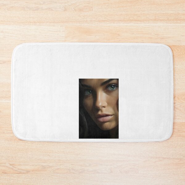 Item preview, a close up of a woman's face with green eyes designed and sold by Dark Fantasy Store.